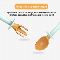 Bendable Baby Spoon And Fork Set