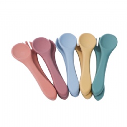 Silicone Baby Spoon And Fork Set