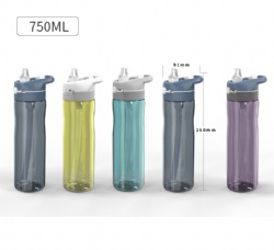 750ml Tritan Sports Water Bottle with Straw